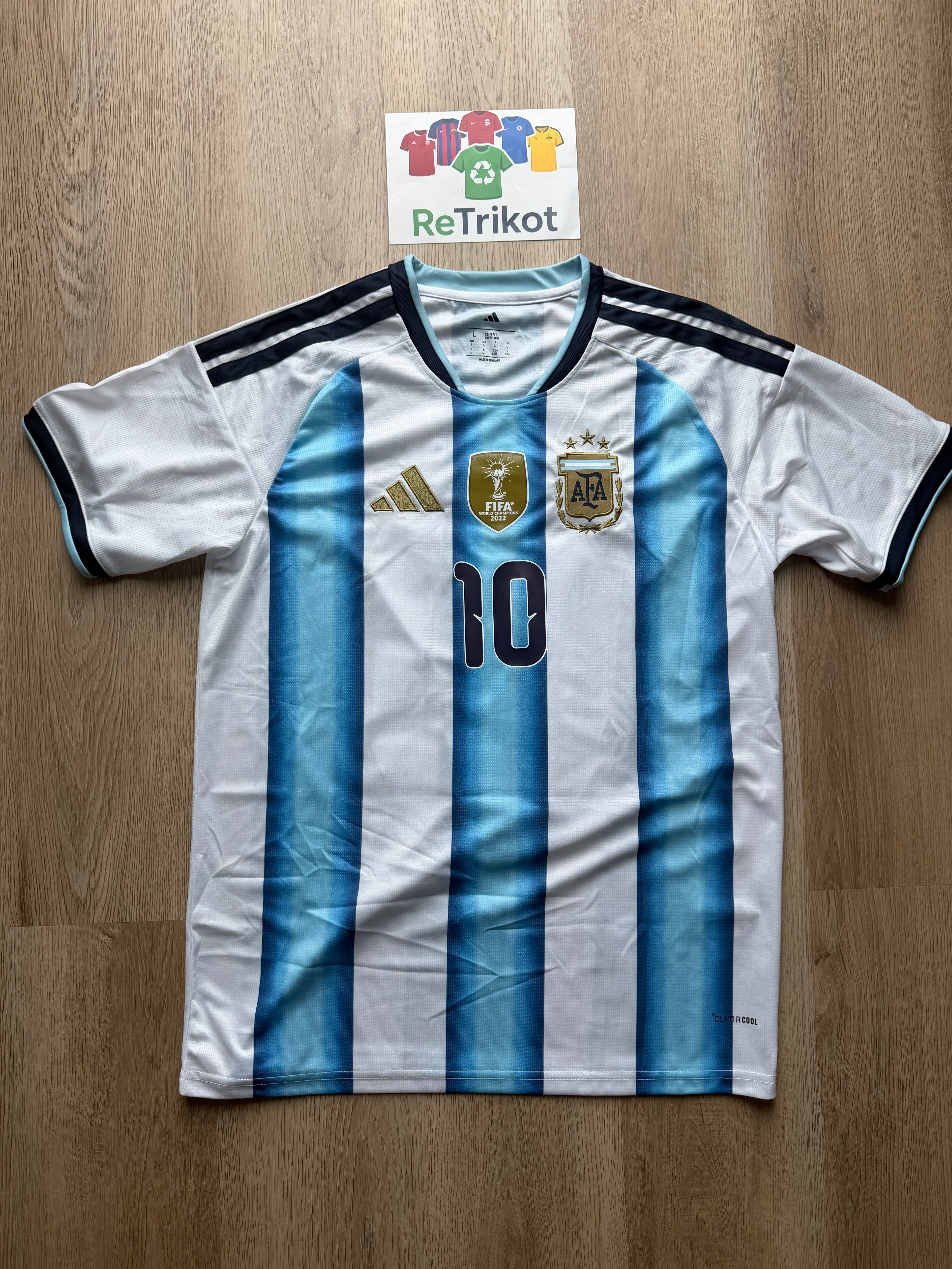 Adidas Argentinien Heimtrikot Messi 10 WM2026