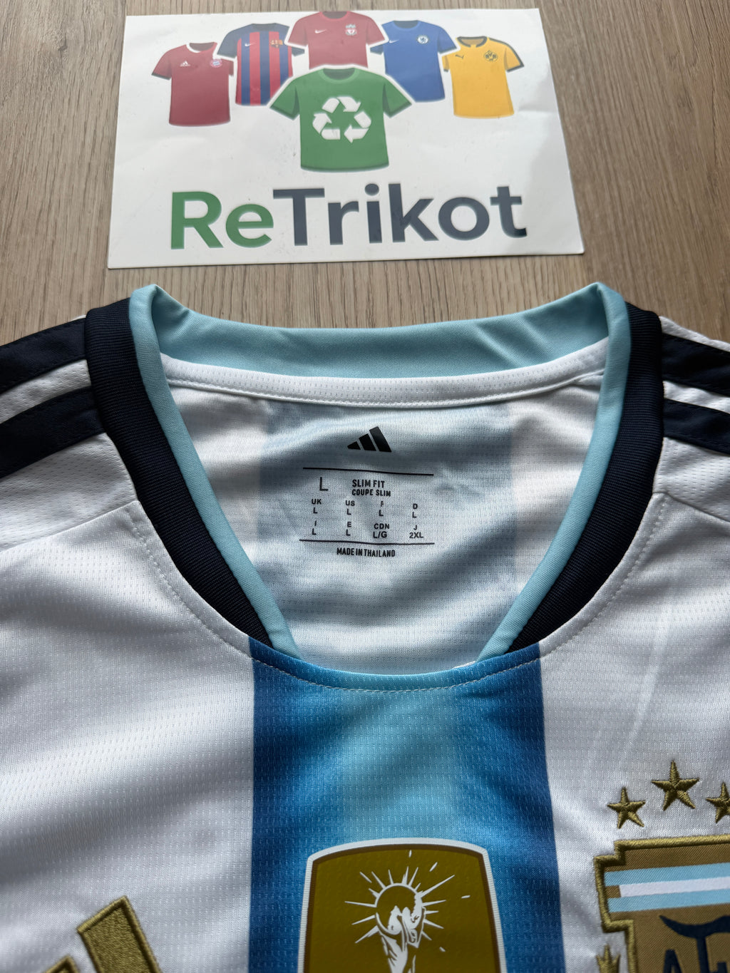 Adidas Argentinien Heimtrikot Messi 10 WM2026